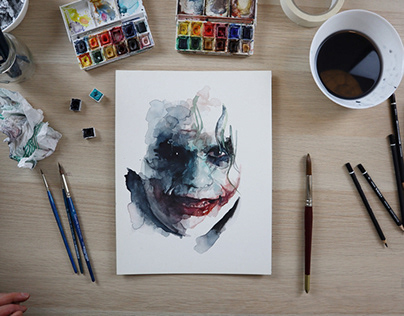 Joker | Watercolor