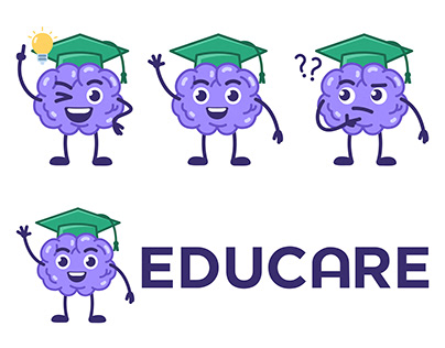 Educare Mascot Logo