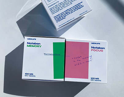 Notaben. Pharma Packaging Design