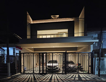 Desain & Pembangunan rumah di Manyar Jaya Surabaya