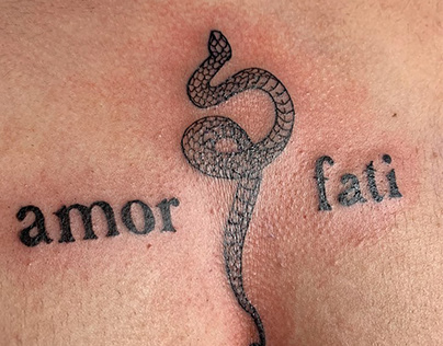 Tattoo uploaded by y0bib • Amor fati • Tattoodo