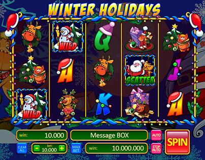 Online slot machine – “Winter Holidays”
