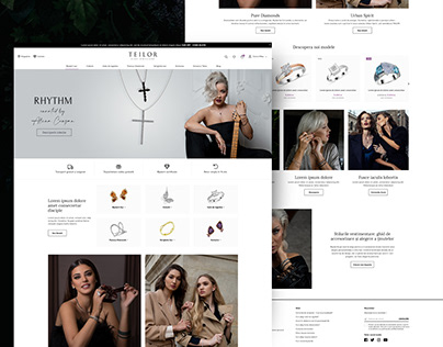 TEILOR - Fine Jewellery website design