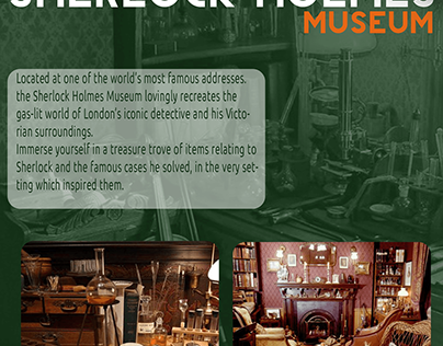 Unofficial flyer for "Sherlock Holmes Museum"