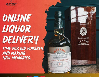 Raise a Glass with EcProof: online liquor delivery