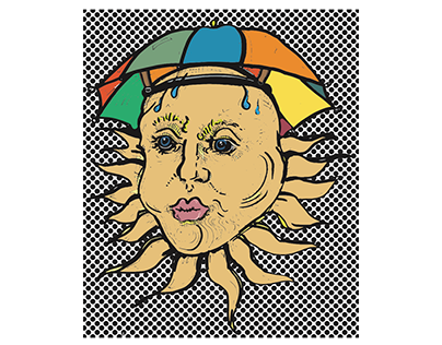 sun with hat