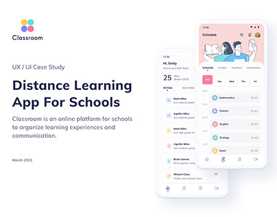 Distance Learning App For Schools