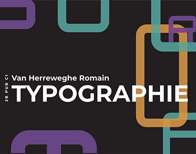 Typographie animée pour la présentation du portfolio