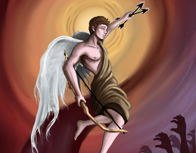 Cupid and Death Fable Illustration
