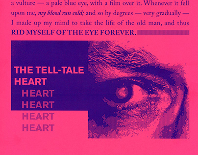 The Tell-Tale Heart Typographic Play