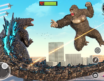 gorilla godzilla fighting game