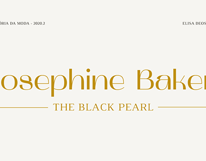 Coleção "Josephine Baker - The Black Pearl"