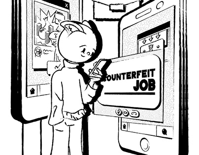 Counterfeit Job - Silent Comic Project
