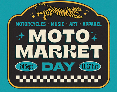 Moto market Day Event Branding