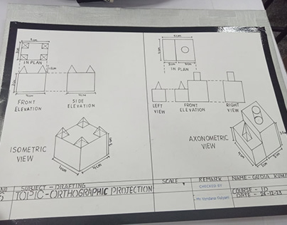 Drafting Orthographic Projection