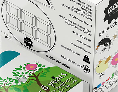 Ace of Play Balance Bike Packaging