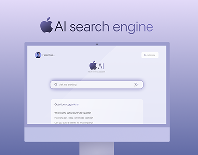 AppleAI search engine #DailyUI #022