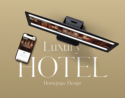 Luxury Hotel Homepage Design