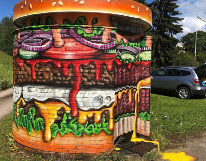 Hamburger Street Art