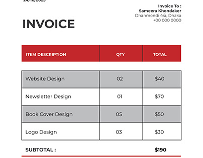 Invoice/ money receipt