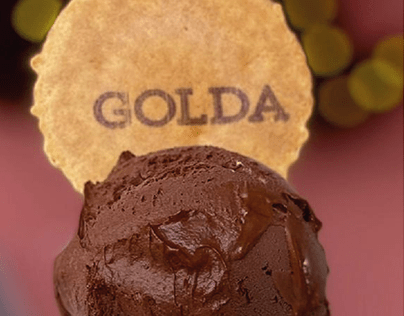 Menu design for Golda's ice cream