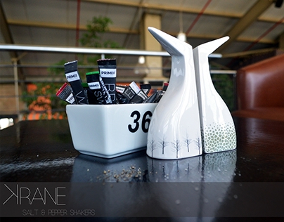 Krane- Ceramic Salt and Pepper Shaker
