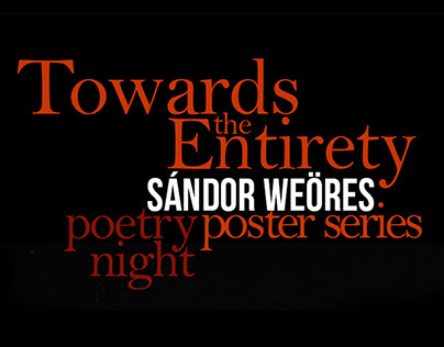 Sándor Weöres (poetry night posters)