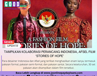 kolaborasinya melalui flm fesyen “Stories of Hope”