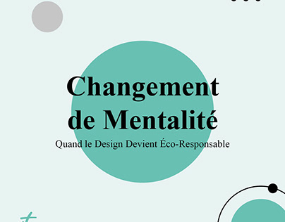 Changement de Mentalité : Design Éco-Responsable