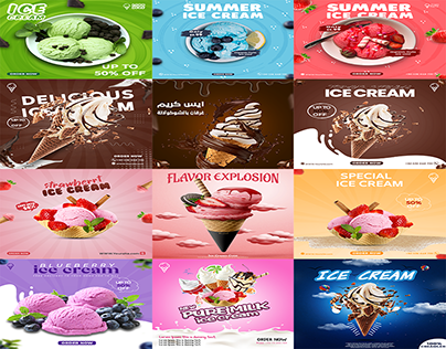 Social Media Ads Ice Cream