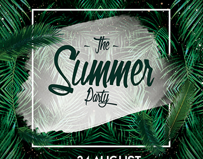 The Summer Party - PSD Flyer / Poster