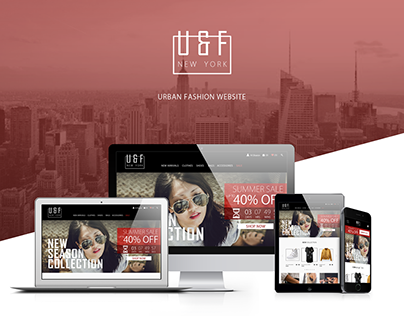 "U&F New York" Urban Fashion Website