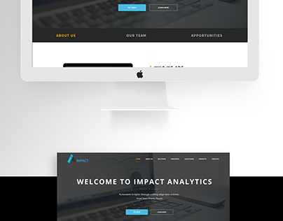 A WEB LANDING PAGE DESIGN FOR ANALYTICAL SERVICE