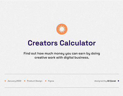 Creators Calculator