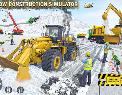 Snow plow construction Simulator