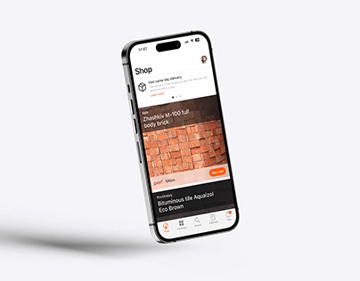 Marketplace Building materials. Mobile App