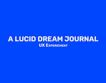 Dream Journal App UX