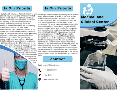 BROCHURE MEDICAL AND CLINICAL CENTER