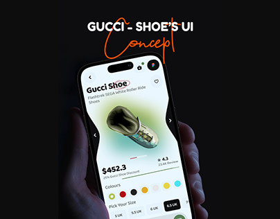 Gucci Shoes UI Design Concept