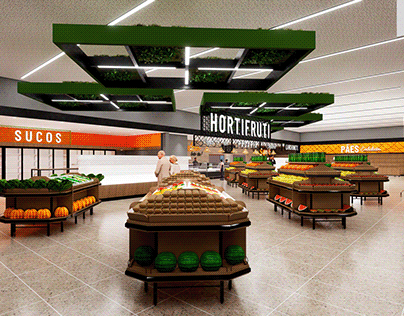 Interior Supermercado