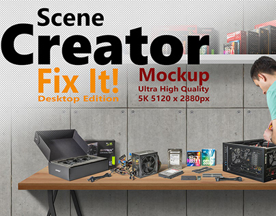 Scene Creator 5K - Fix It! Mockup