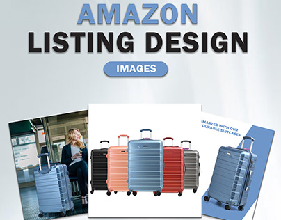 CMY Suitcases | Amazon Listing Images