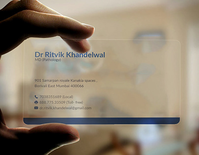 Business Card Design for a Respected Client