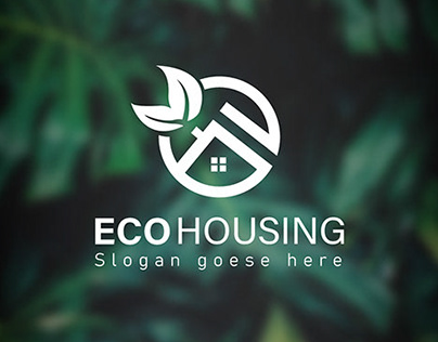 Designed logo for company named "EcoHousing"