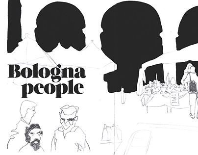 Bologna people. Sketches
