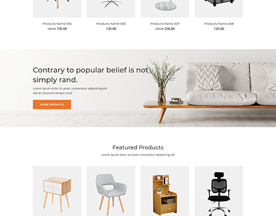 Fusta - Furniture eCommerce Bootstrap 4 Template