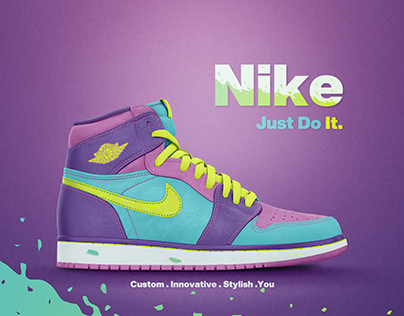 Nike Splatter Ad