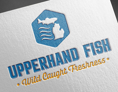 Upperhand Fish Logo