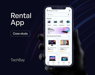 Project thumbnail - Rental Mobile App - UI/UX Case Study