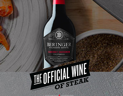 Official Wine of Steak Logo